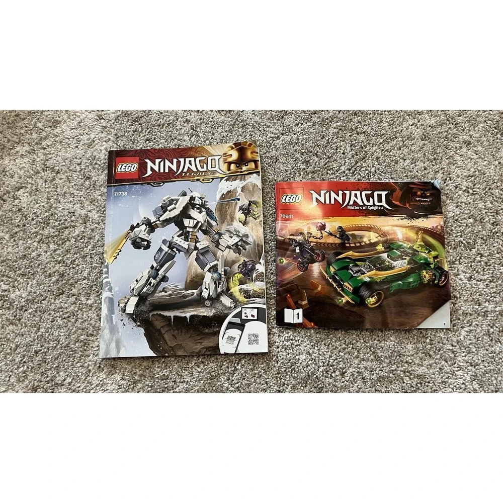 LEGO Ninjago Instruction Manual Booklets Lot 6 71738 70641 70667 70672 70610